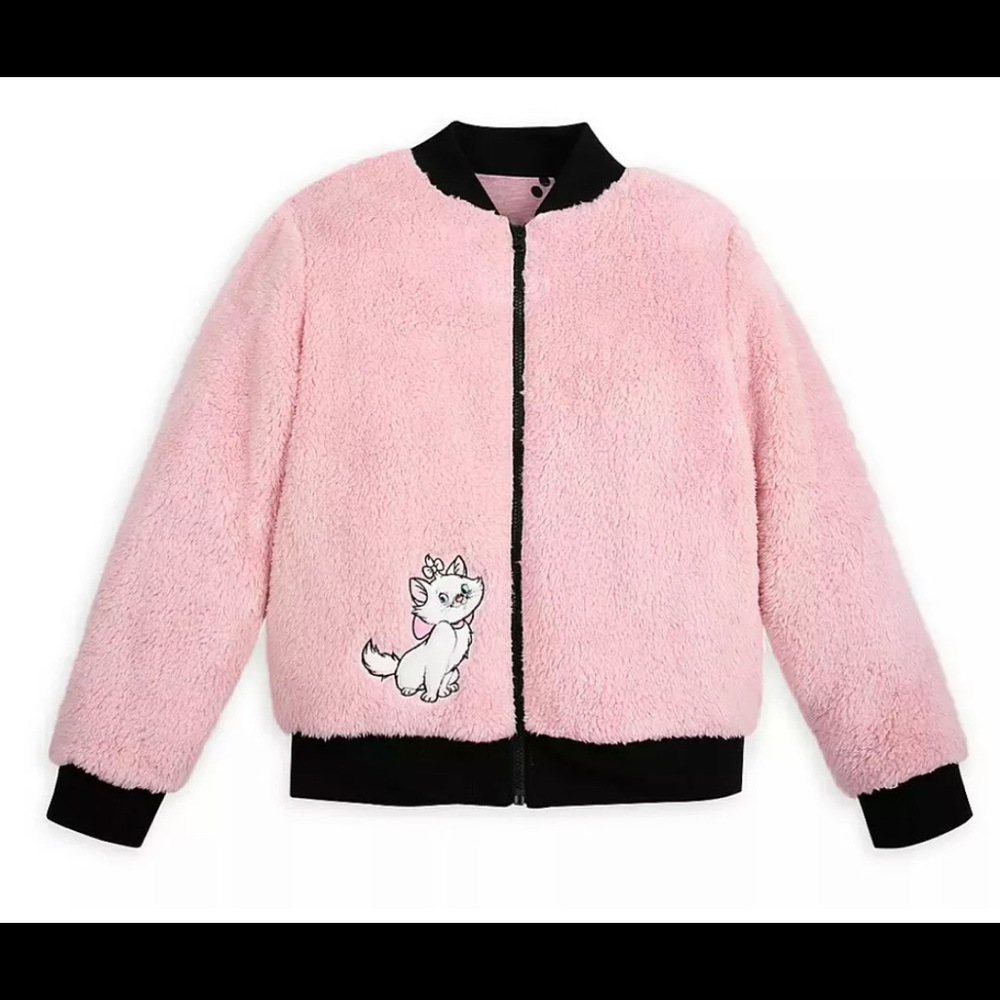 Used Marie Sherpa Zip Jacket The Aristocats XXL